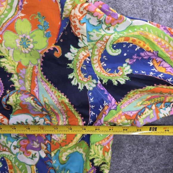 Ralph Lauren Shirt Mens Large Paisley Button Up Long Sleeve Vintage Style - Picture 8 of 10